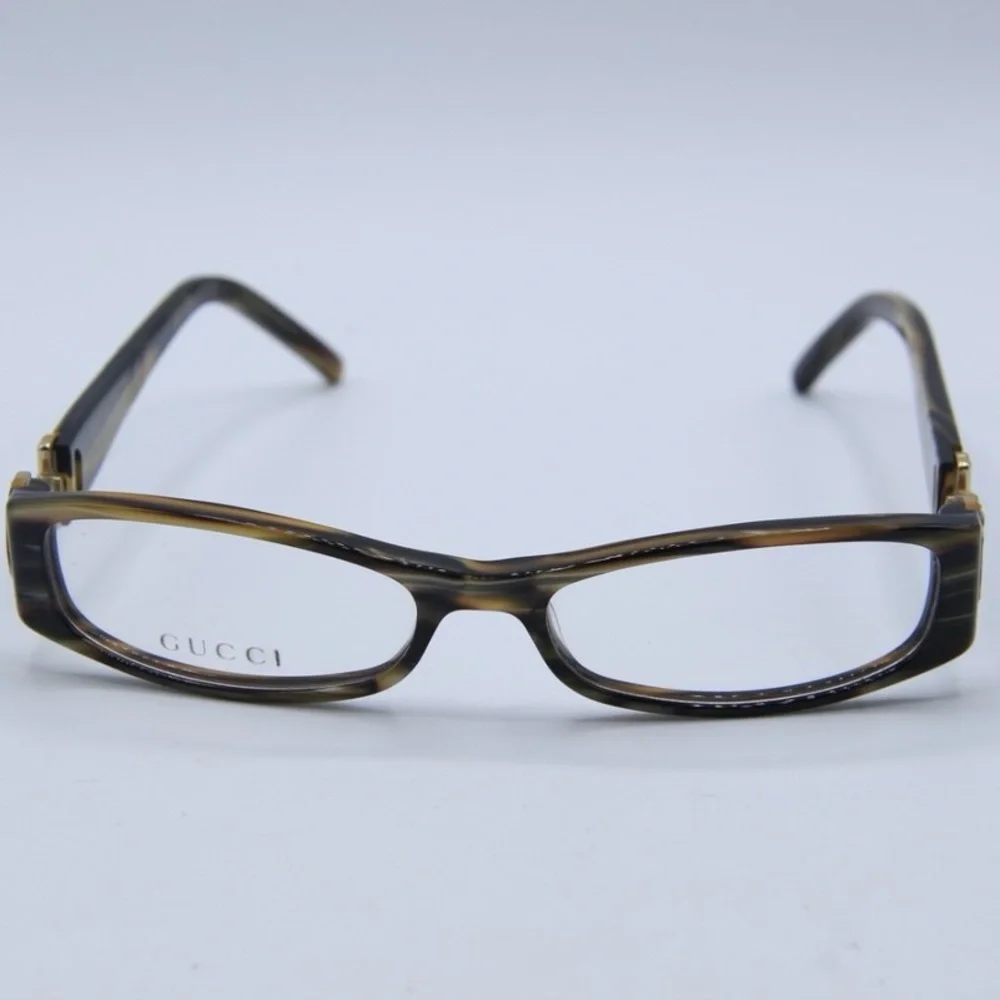 Vintage Gucci GG 3009 SVF Tortoise Horsebit Eyeglass Frames Made in Italy Authen - Picture 1 of 15